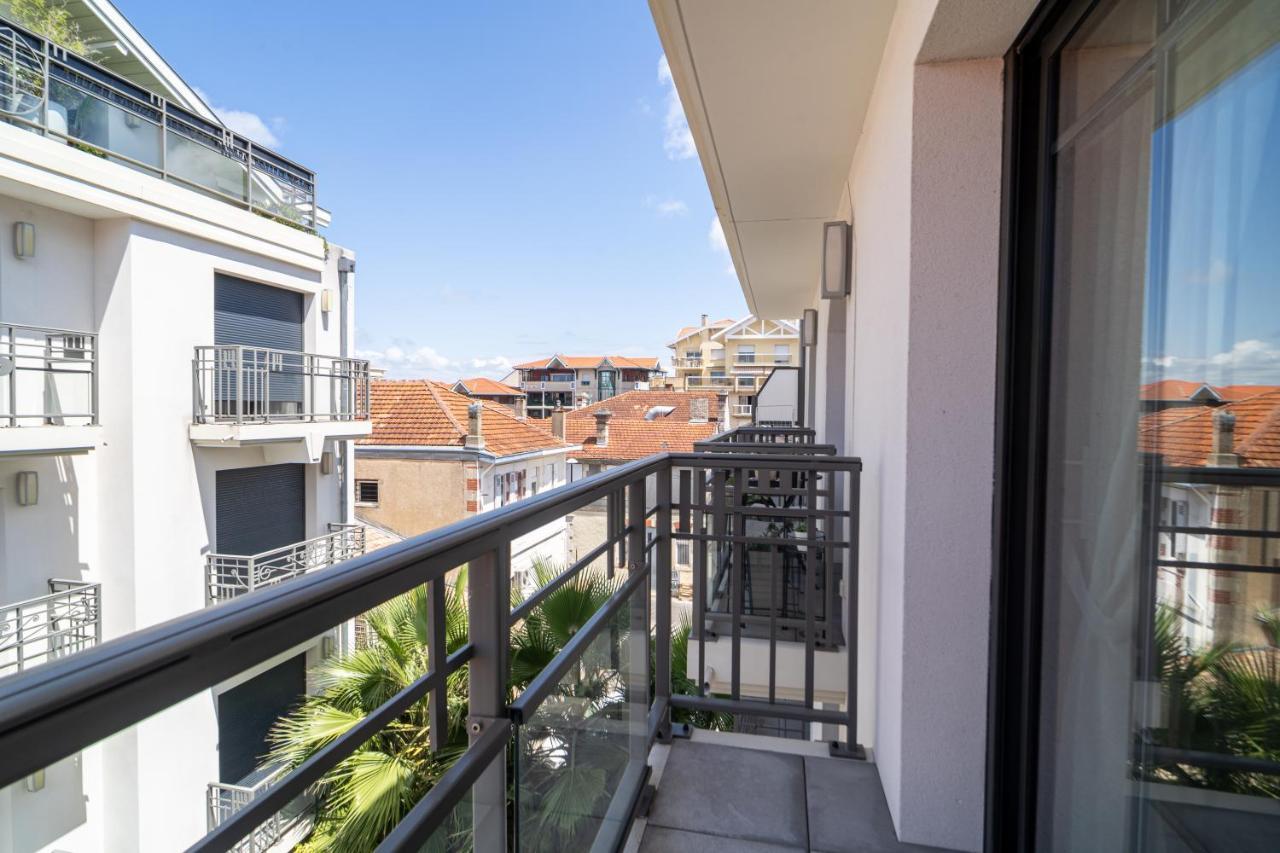 L'Andalou - Bel Appartement Standing Avec Terrasses En Plein Coeur Darcachon Exterior foto